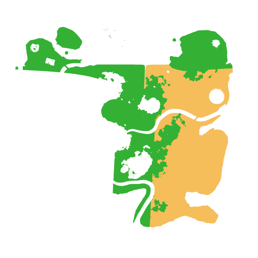 Biome Rust Map: Procedural Map, Size: 3000, Seed: 124666757