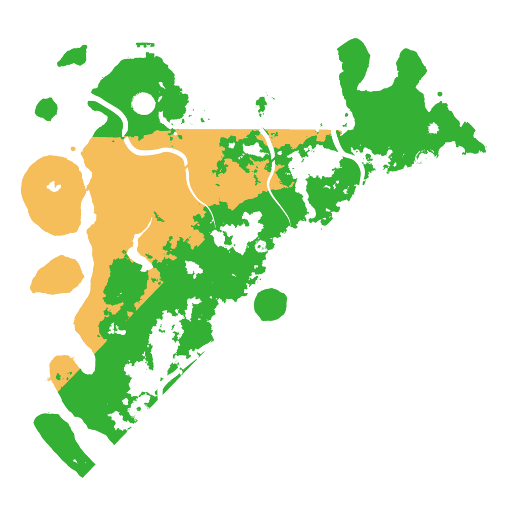 Biome Rust Map: Procedural Map, Size: 4250, Seed: 84936198