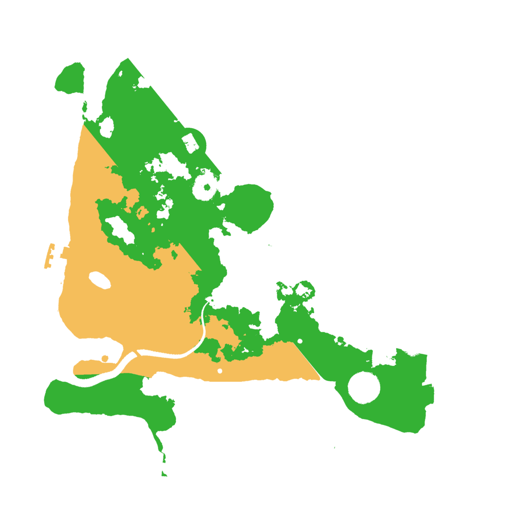 Biome Rust Map: Procedural Map, Size: 3000, Seed: 28206