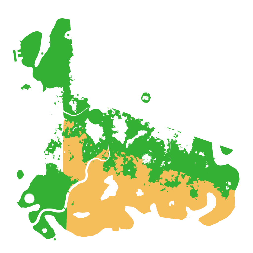 Biome Rust Map: Procedural Map, Size: 4500, Seed: 820605219