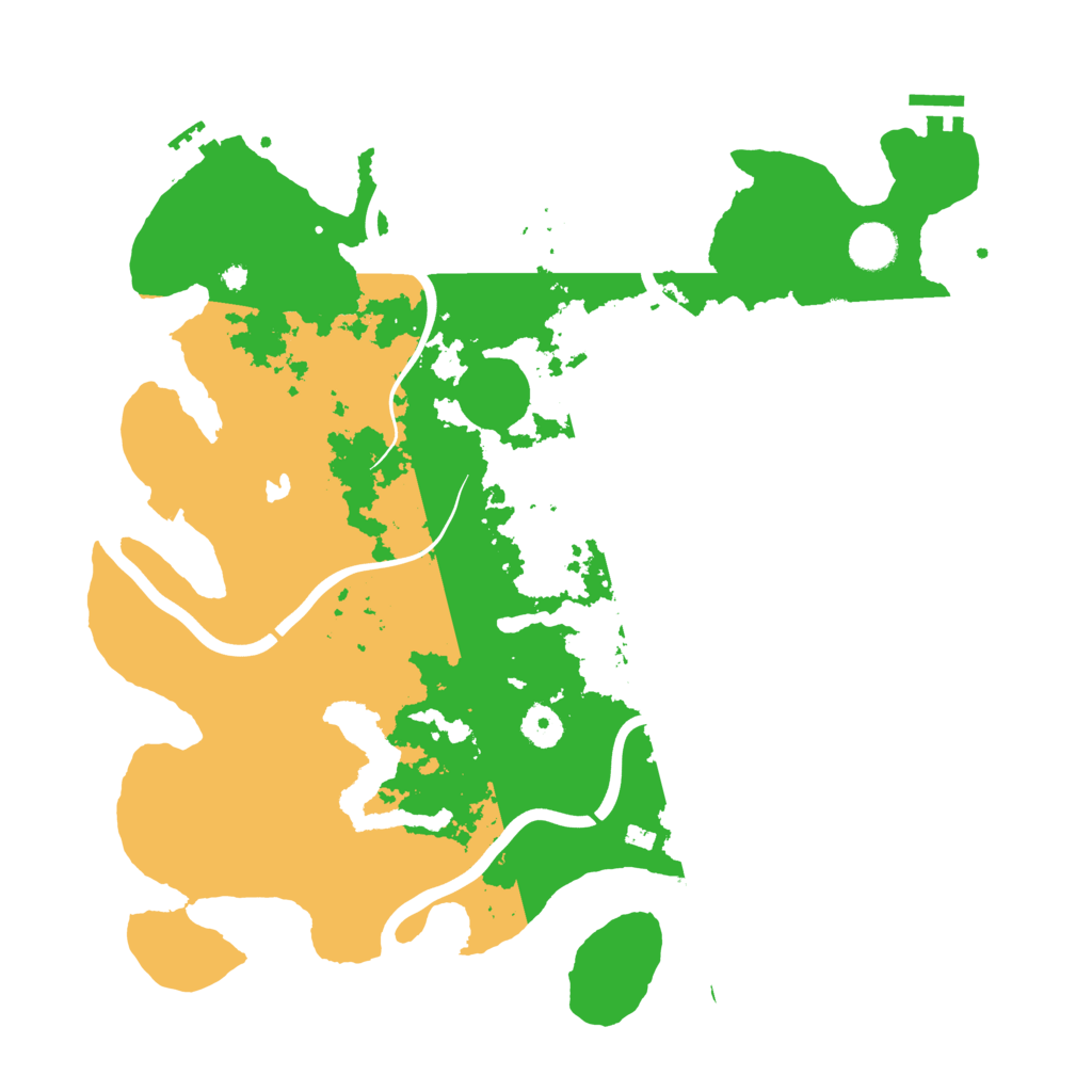 Biome Rust Map: Procedural Map, Size: 4000, Seed: 10519