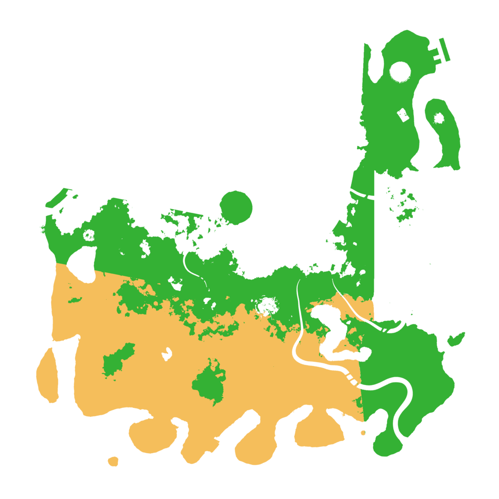 Biome Rust Map: Procedural Map, Size: 4250, Seed: 71439989