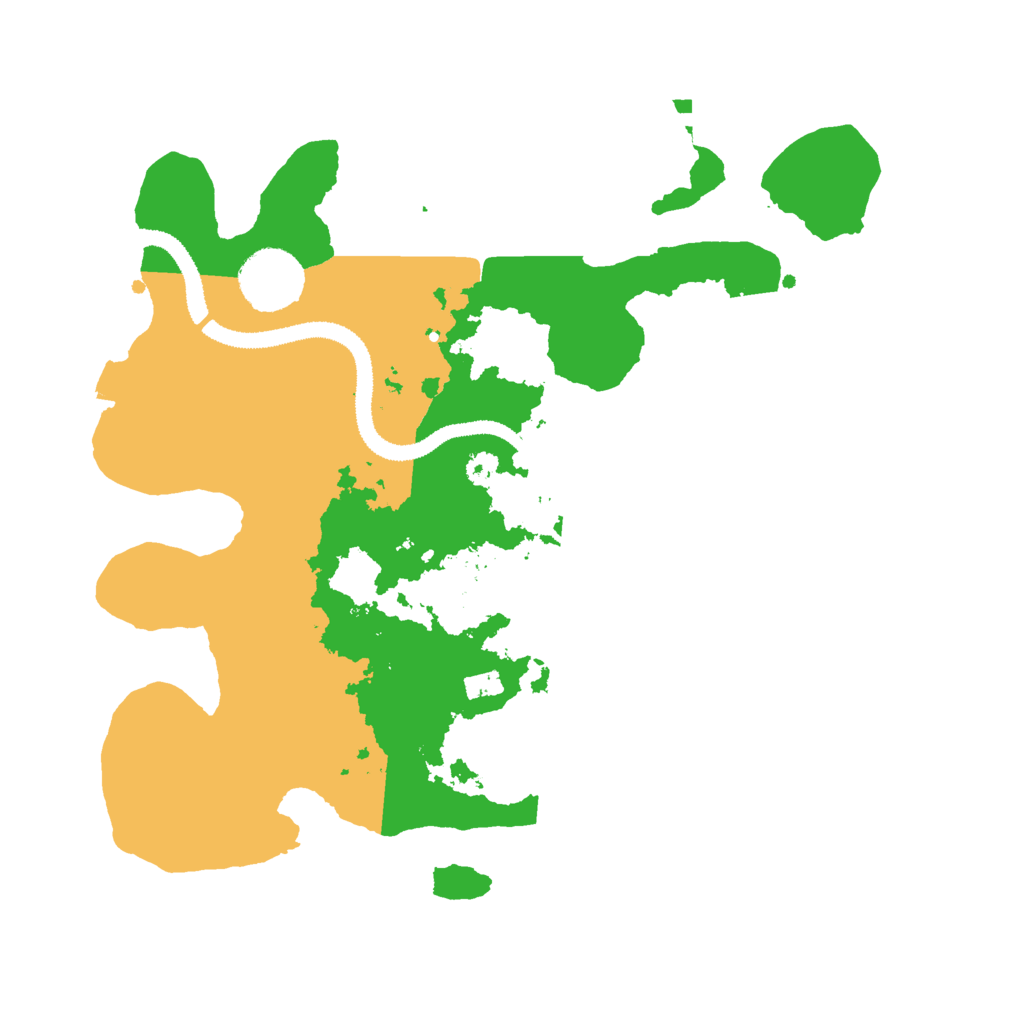 Biome Rust Map: Procedural Map, Size: 3000, Seed: 461131869