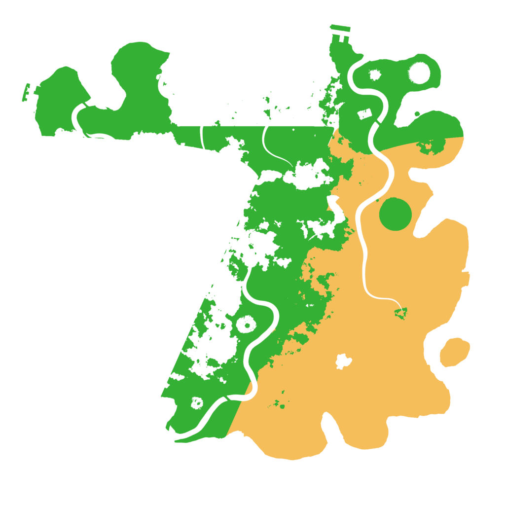 Biome Rust Map: Procedural Map, Size: 4100, Seed: 663432621