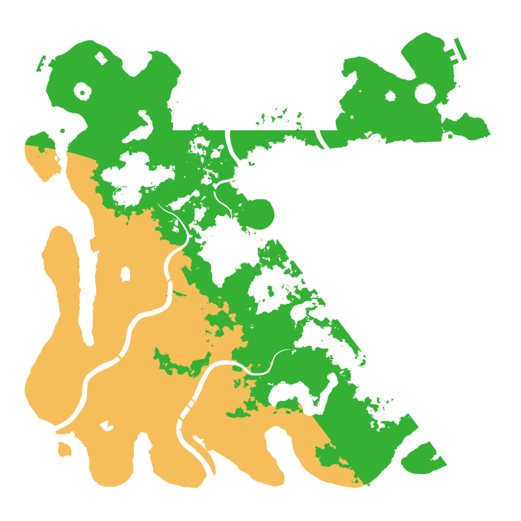 Biome Rust Map: Procedural Map, Size: 4500, Seed: 1134491634