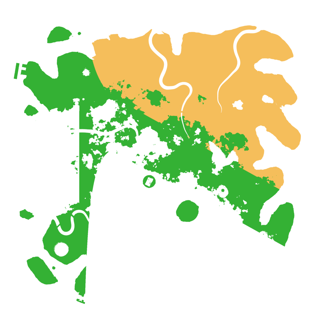 Biome Rust Map: Procedural Map, Size: 4000, Seed: 1984517200