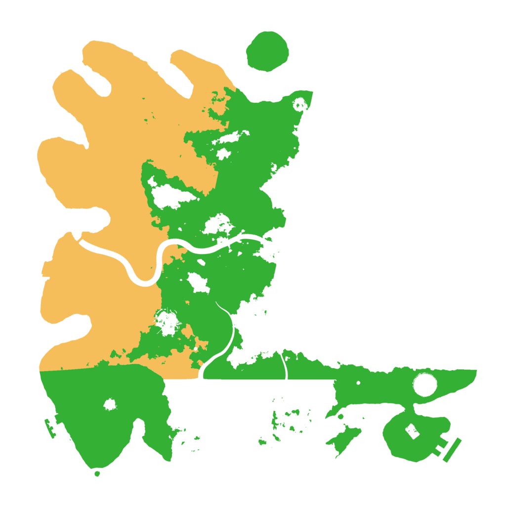 Biome Rust Map: Procedural Map, Size: 3800, Seed: 1432079580