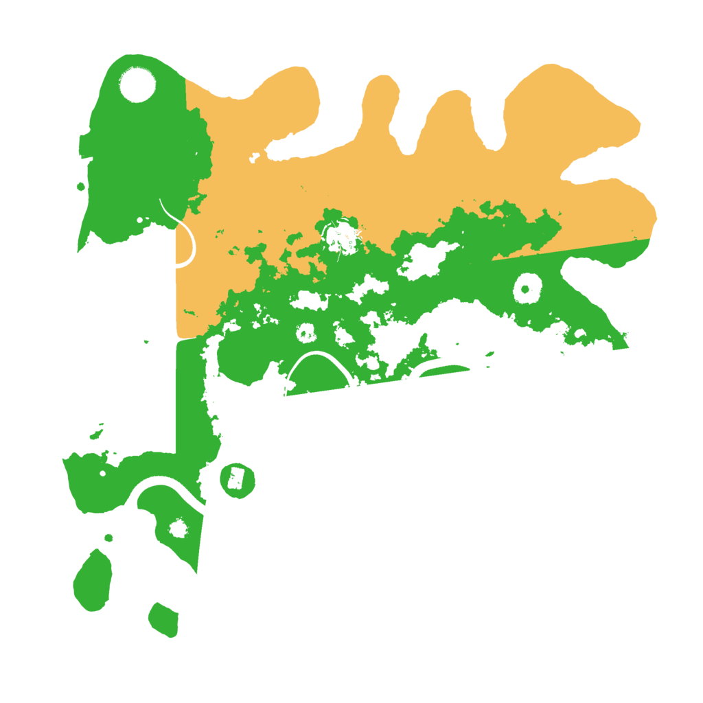 Biome Rust Map: Procedural Map, Size: 3500, Seed: 789449670