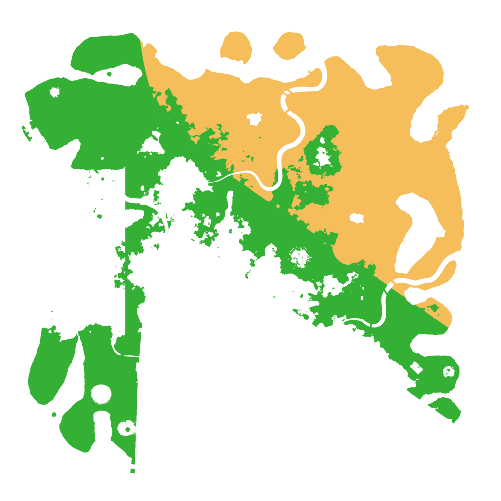 Biome Rust Map: Procedural Map, Size: 4500, Seed: 555488869