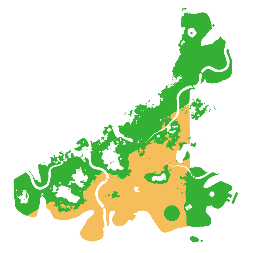 Biome Rust Map: Procedural Map, Size: 4250, Seed: 28080