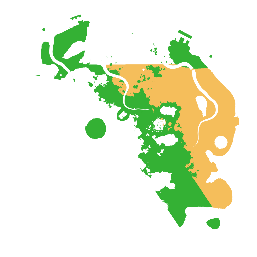 Biome Rust Map: Procedural Map, Size: 3500, Seed: 582176997