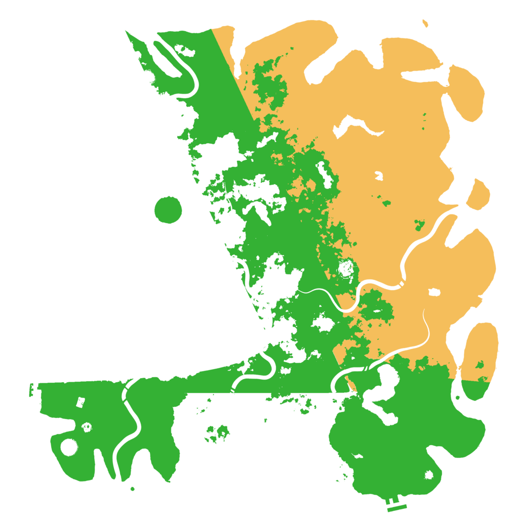 Biome Rust Map: Procedural Map, Size: 5420, Seed: 1289664214