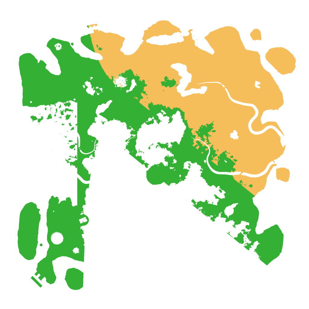 Biome Rust Map: Procedural Map, Size: 4500, Seed: 862177105