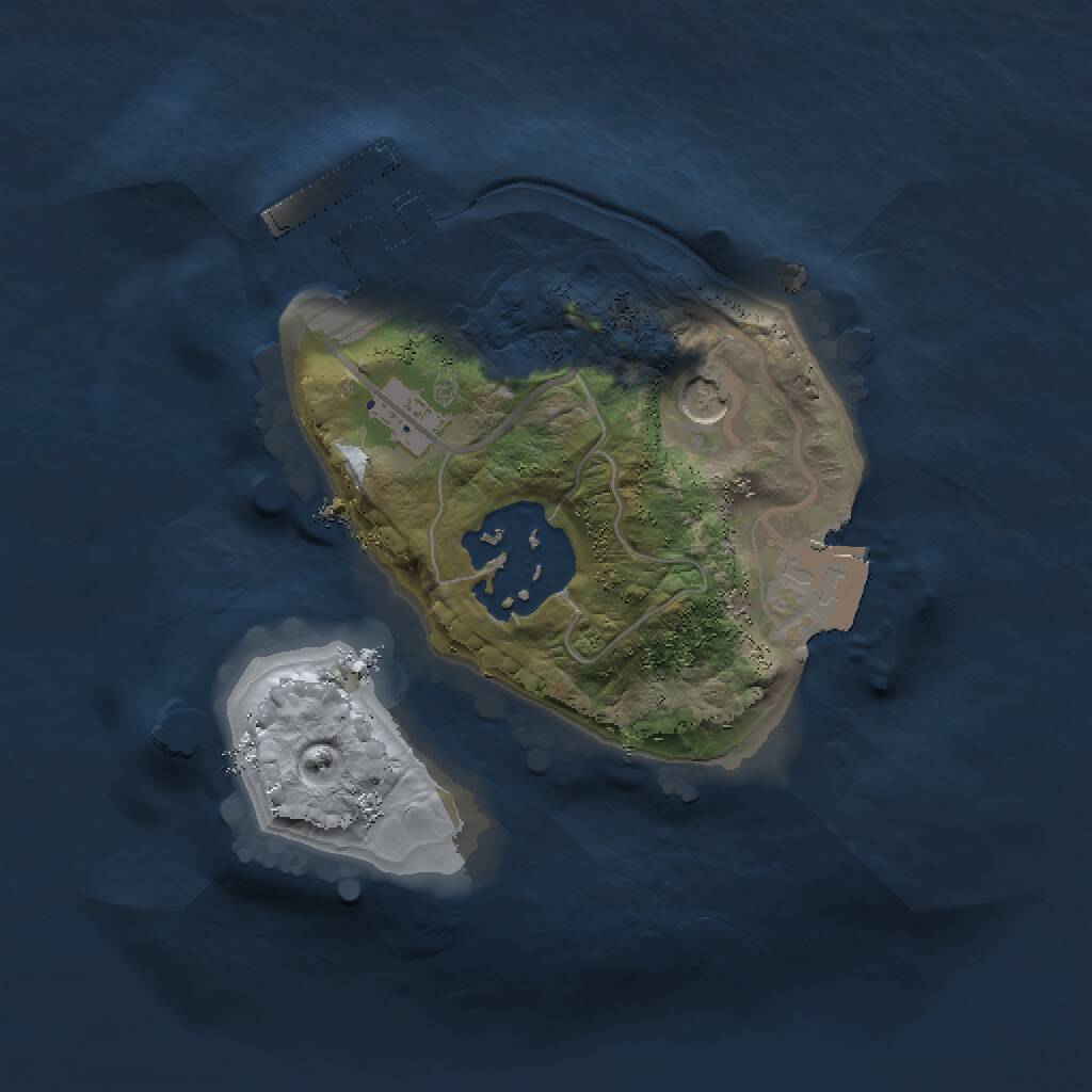 Rust Map: Procedural Map, Size: 1500, Seed: 923022463, 4 Monuments