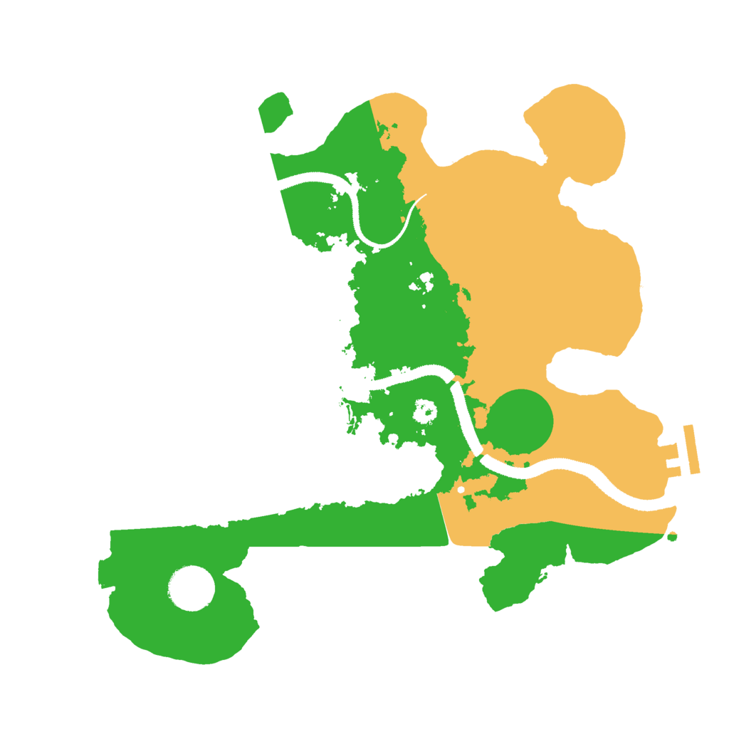Biome Rust Map: Procedural Map, Size: 3000, Seed: 570743392