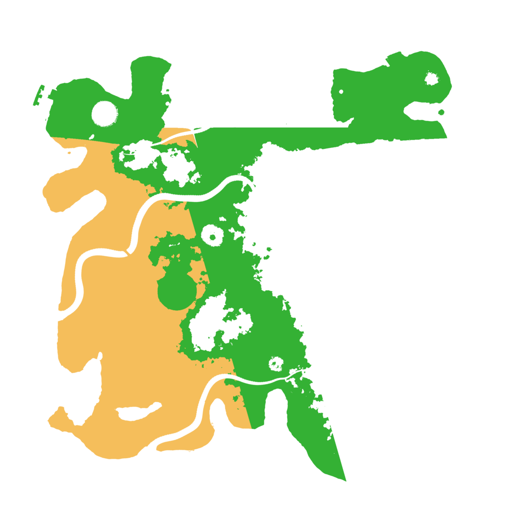 Biome Rust Map: Procedural Map, Size: 3500, Seed: 535969321