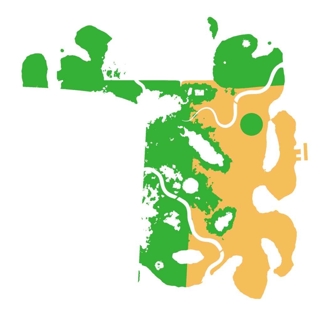 Biome Rust Map: Procedural Map, Size: 3750, Seed: 2468842