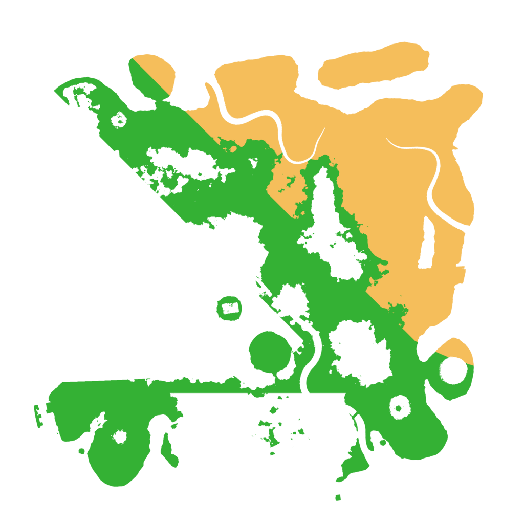 Biome Rust Map: Procedural Map, Size: 3500, Seed: 2072101649