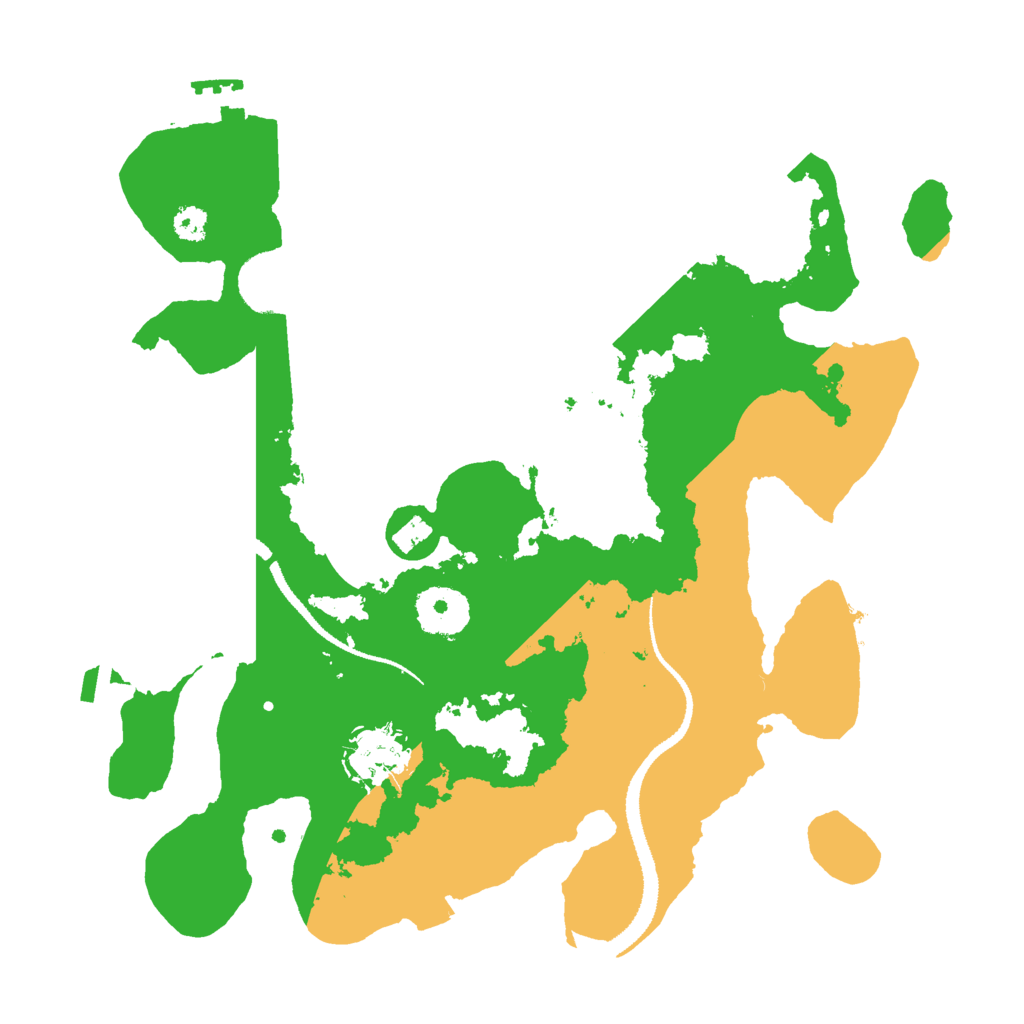 Biome Rust Map: Procedural Map, Size: 3000, Seed: 110950799