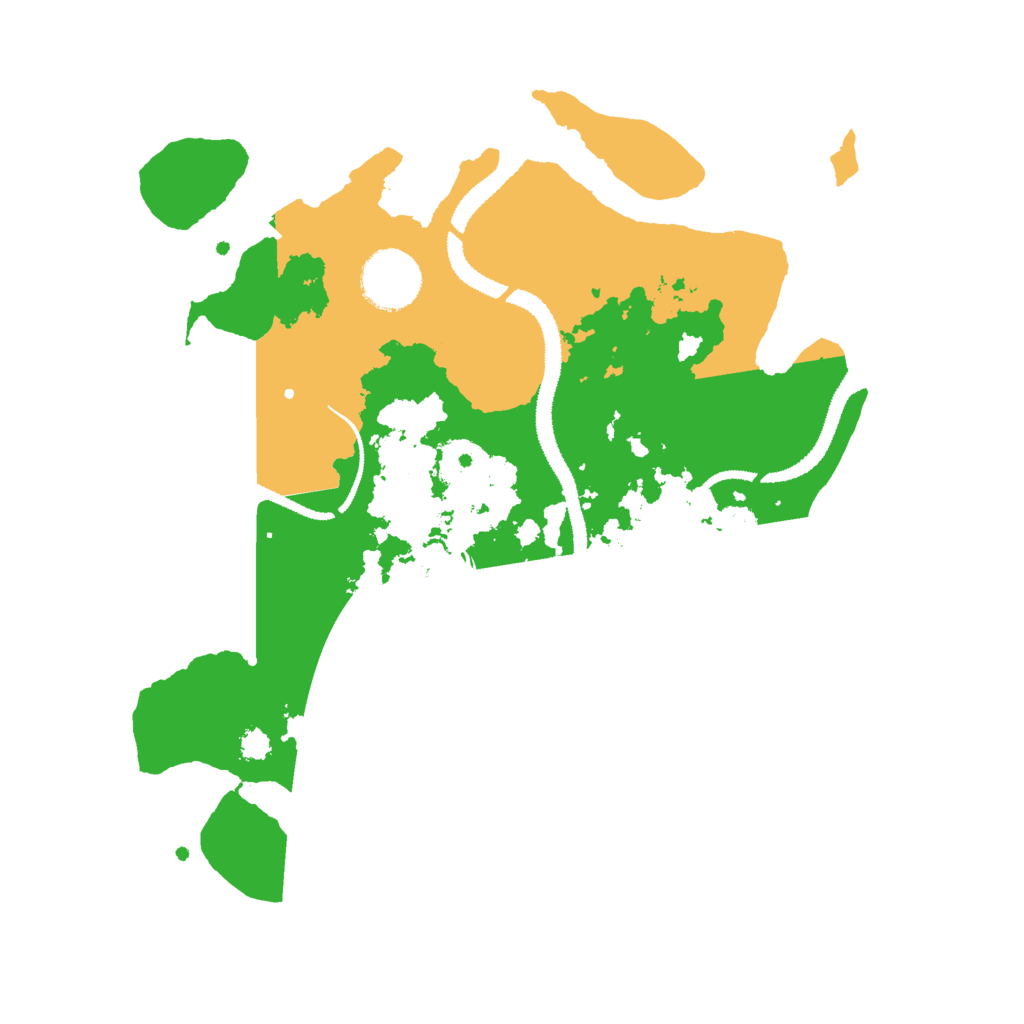 Biome Rust Map: Procedural Map, Size: 3000, Seed: 783492