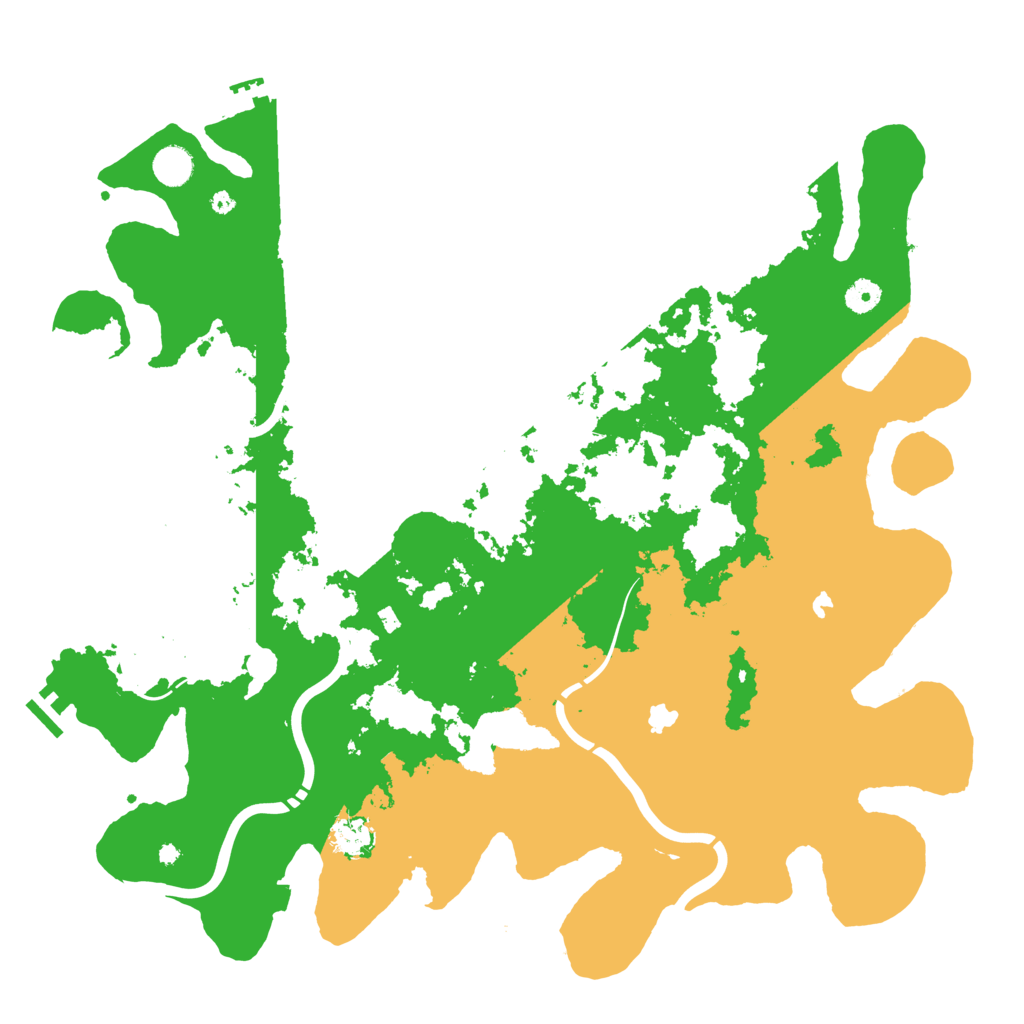 Biome Rust Map: Procedural Map, Size: 4500, Seed: 824229633