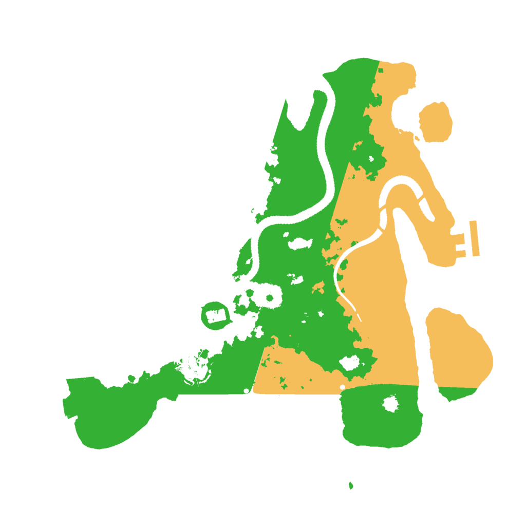 Biome Rust Map: Procedural Map, Size: 3000, Seed: 407572048