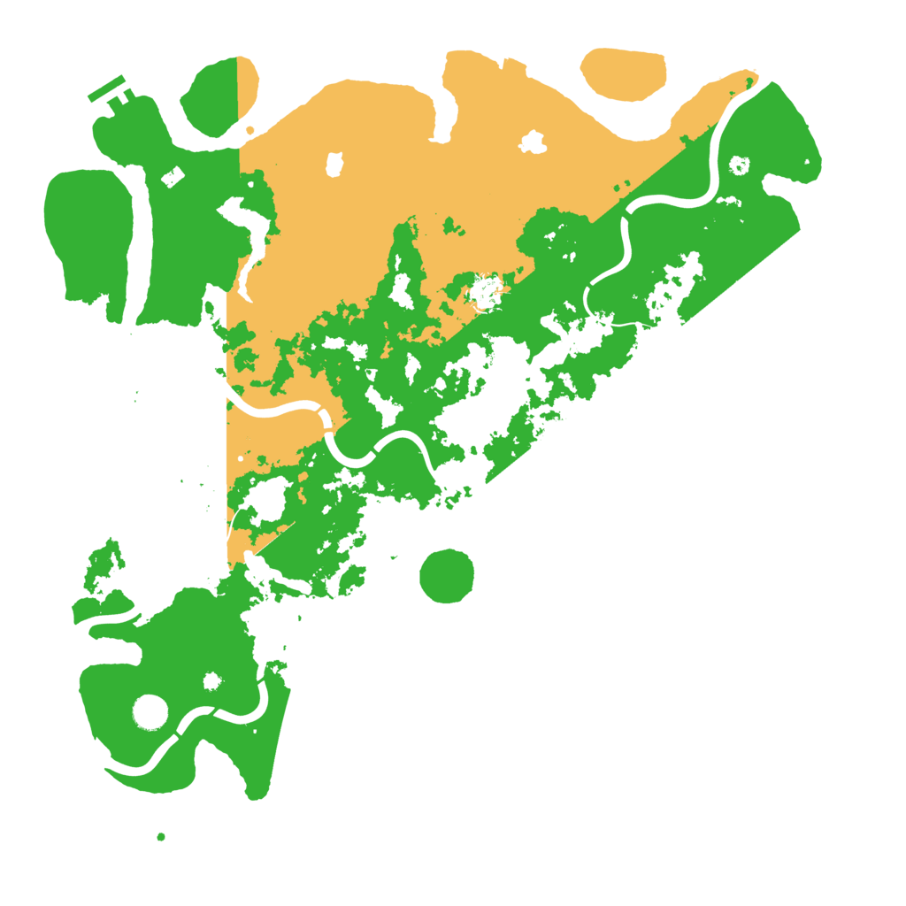 Biome Rust Map: Procedural Map, Size: 4500, Seed: 766119556