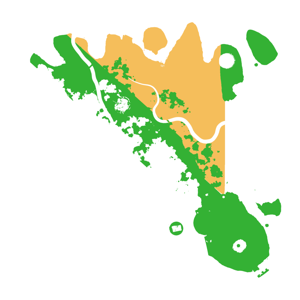 Biome Rust Map: Procedural Map, Size: 3500, Seed: 1384750866