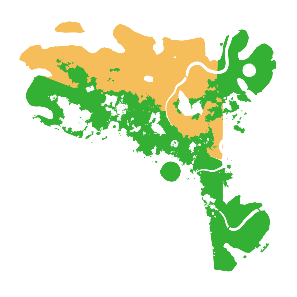 Biome Rust Map: Procedural Map, Size: 4000, Seed: 12065