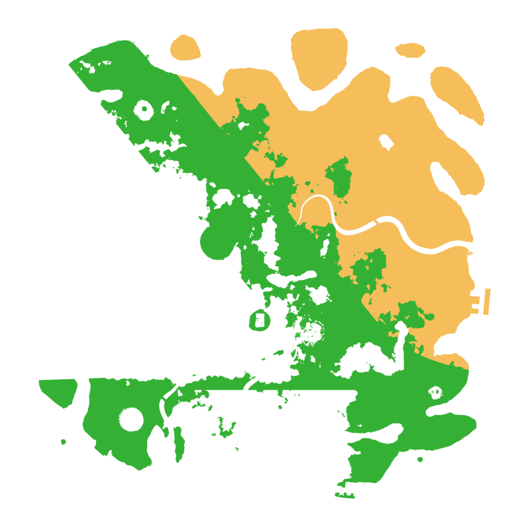 Biome Rust Map: Procedural Map, Size: 4000, Seed: 52398
