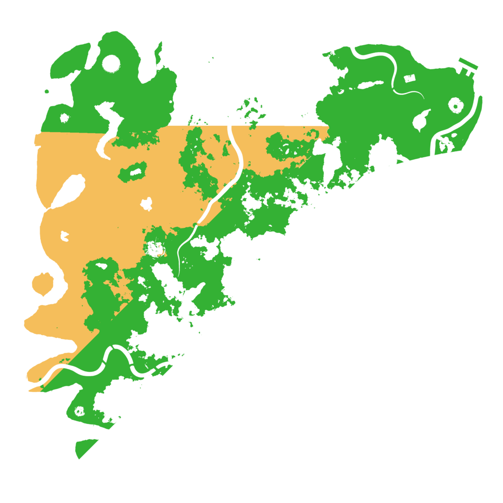 Biome Rust Map: Procedural Map, Size: 5000, Seed: 1051379629