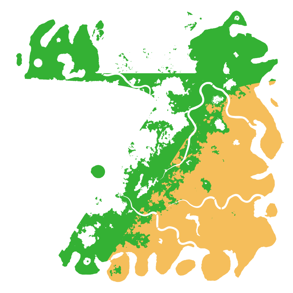Biome Rust Map: Procedural Map, Size: 6000, Seed: 60546