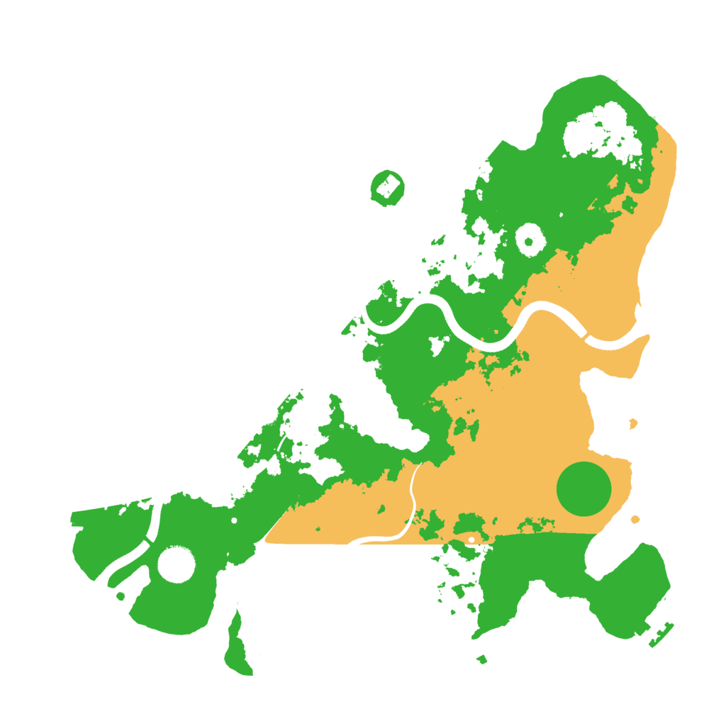 Biome Rust Map: Procedural Map, Size: 3500, Seed: 1690432230