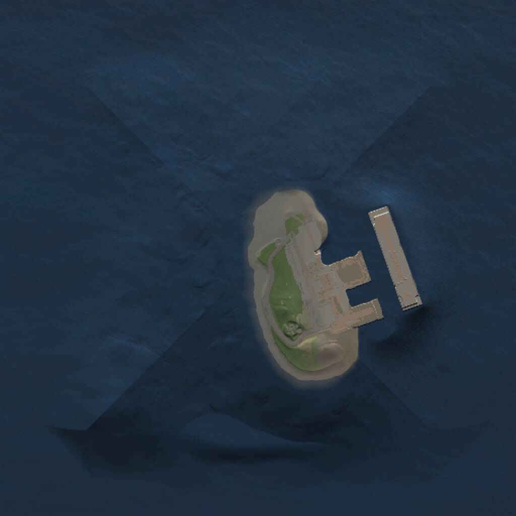 Rust Map: Procedural Map, Size: 1000, Seed: 27936, 2 Monuments