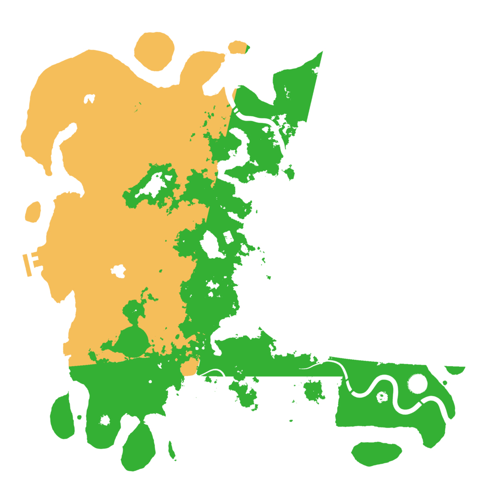 Biome Rust Map: Procedural Map, Size: 4500, Seed: 129114482
