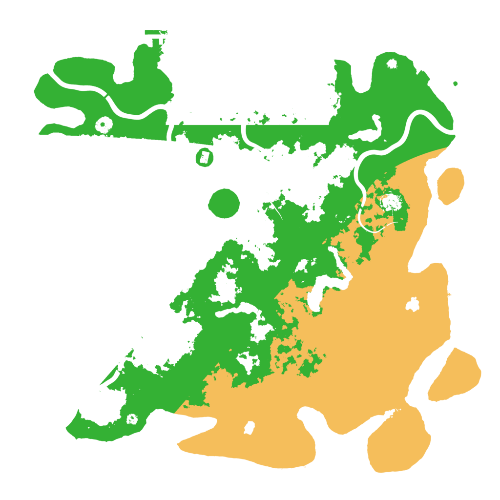 Biome Rust Map: Procedural Map, Size: 4500, Seed: 267686638