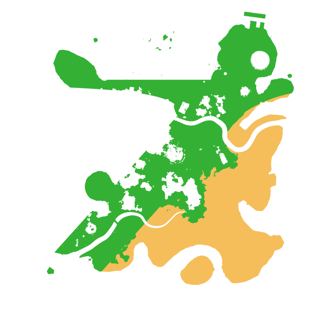 Biome Rust Map: Procedural Map, Size: 3000, Seed: 1203848855