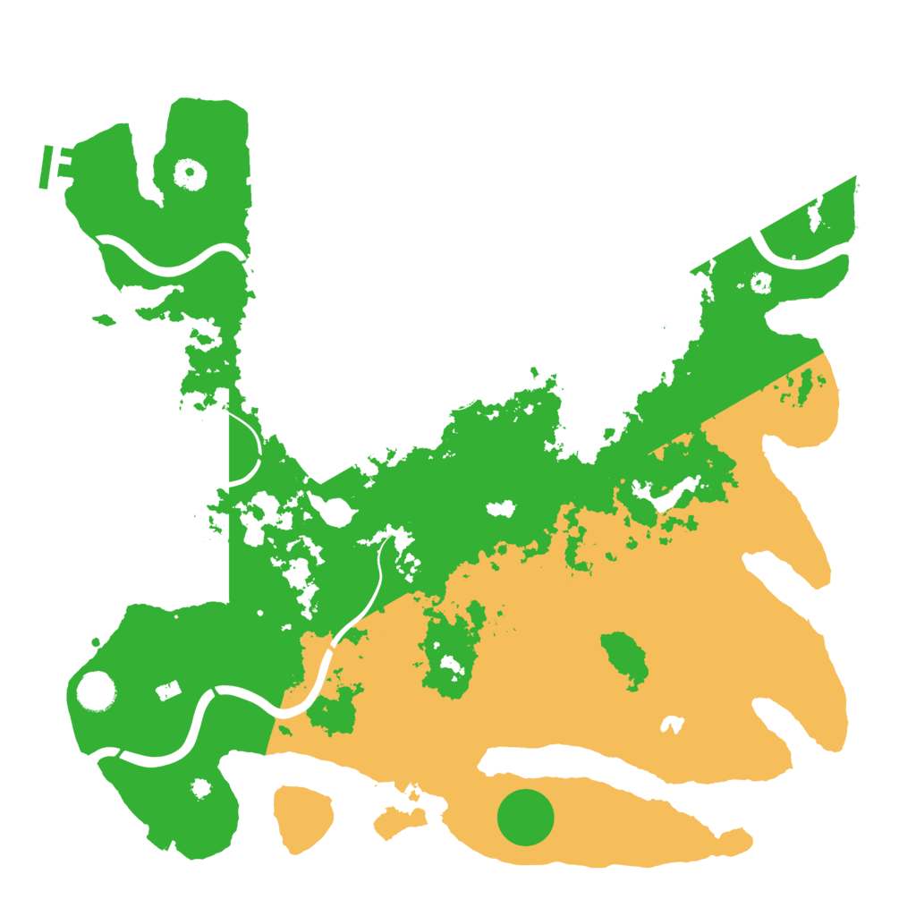 Biome Rust Map: Procedural Map, Size: 4250, Seed: 38847384