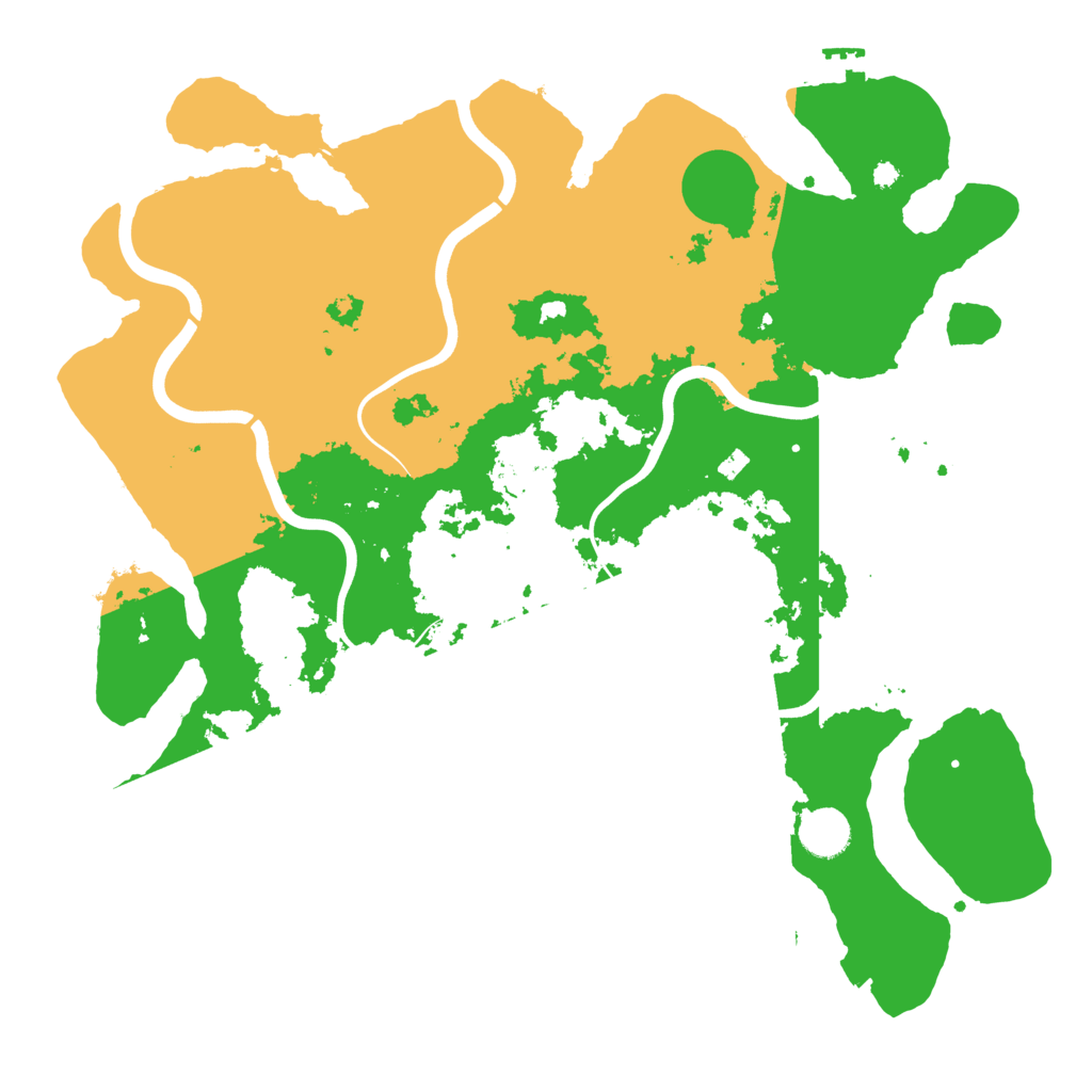 Biome Rust Map: Procedural Map, Size: 3900, Seed: 226424597