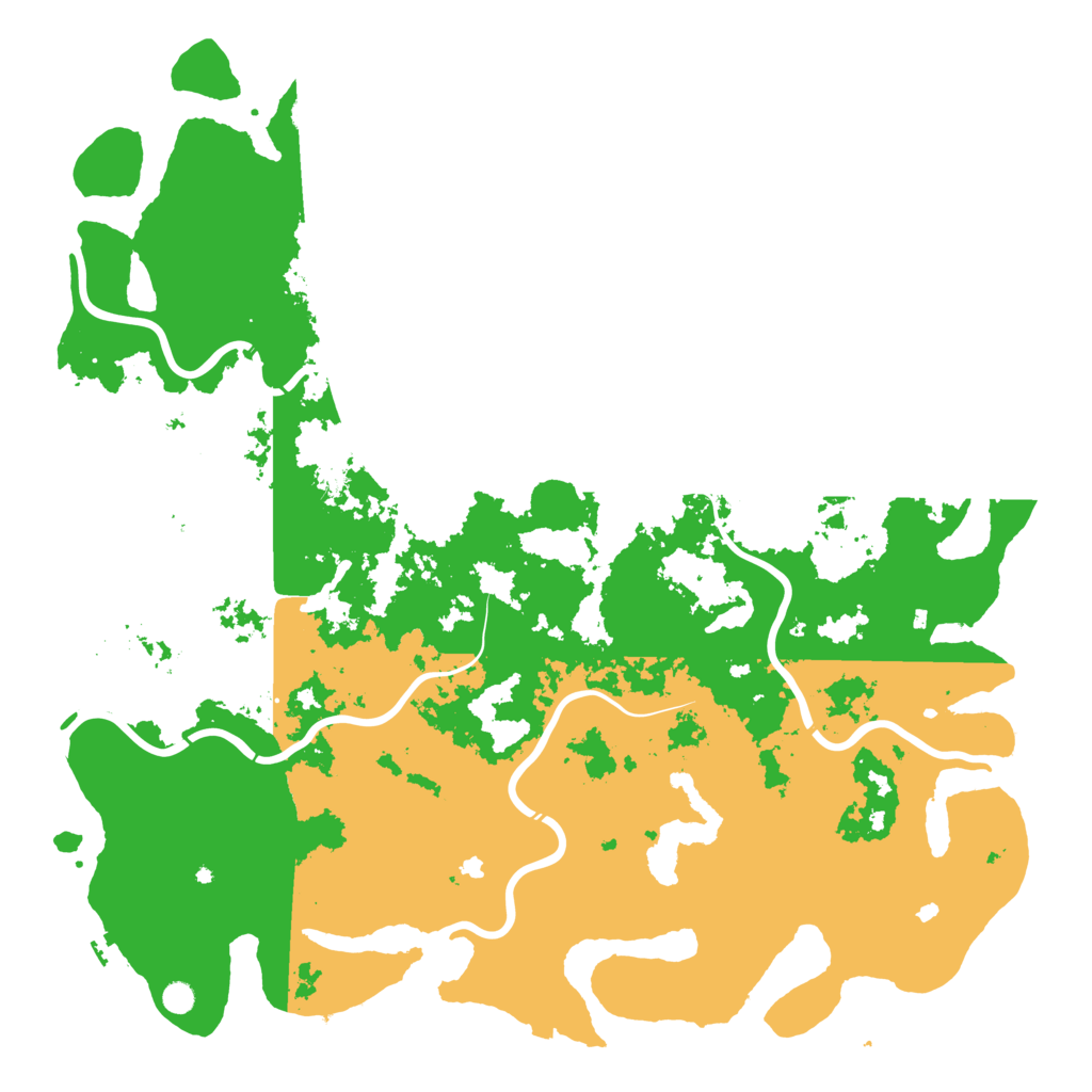 Biome Rust Map: Procedural Map, Size: 6000, Seed: 95034039