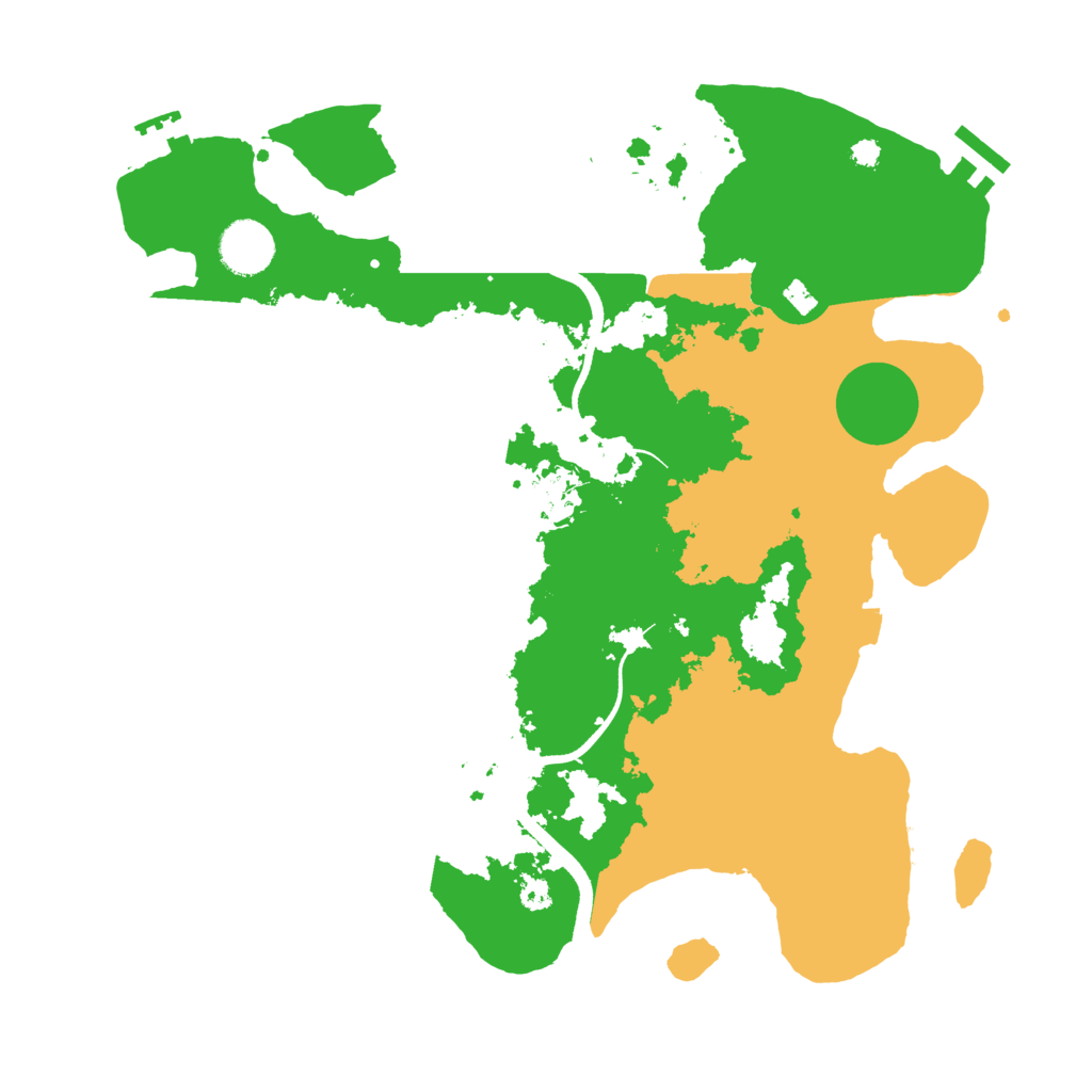 Biome Rust Map: Procedural Map, Size: 3500, Seed: 708835201