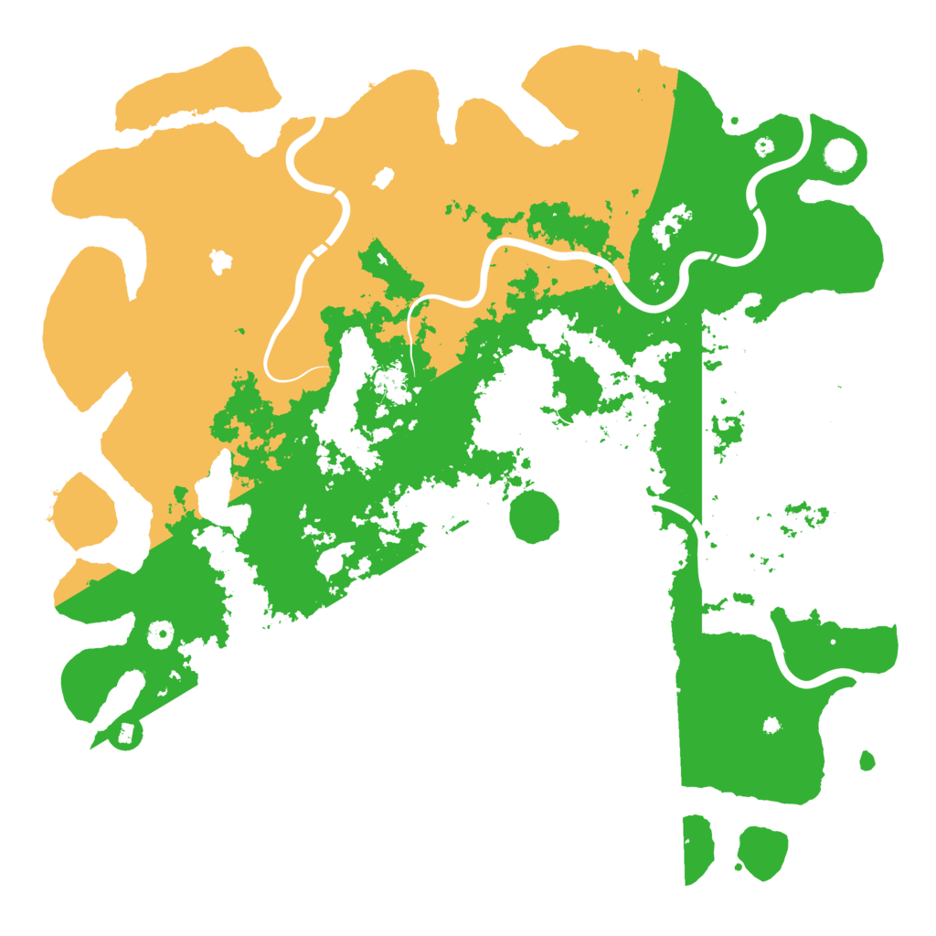 Biome Rust Map: Procedural Map, Size: 5000, Seed: 1280376670