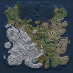Thumbnail Rust Map: Procedural Map, Size: 4250, Seed: 65906948, 16 Monuments