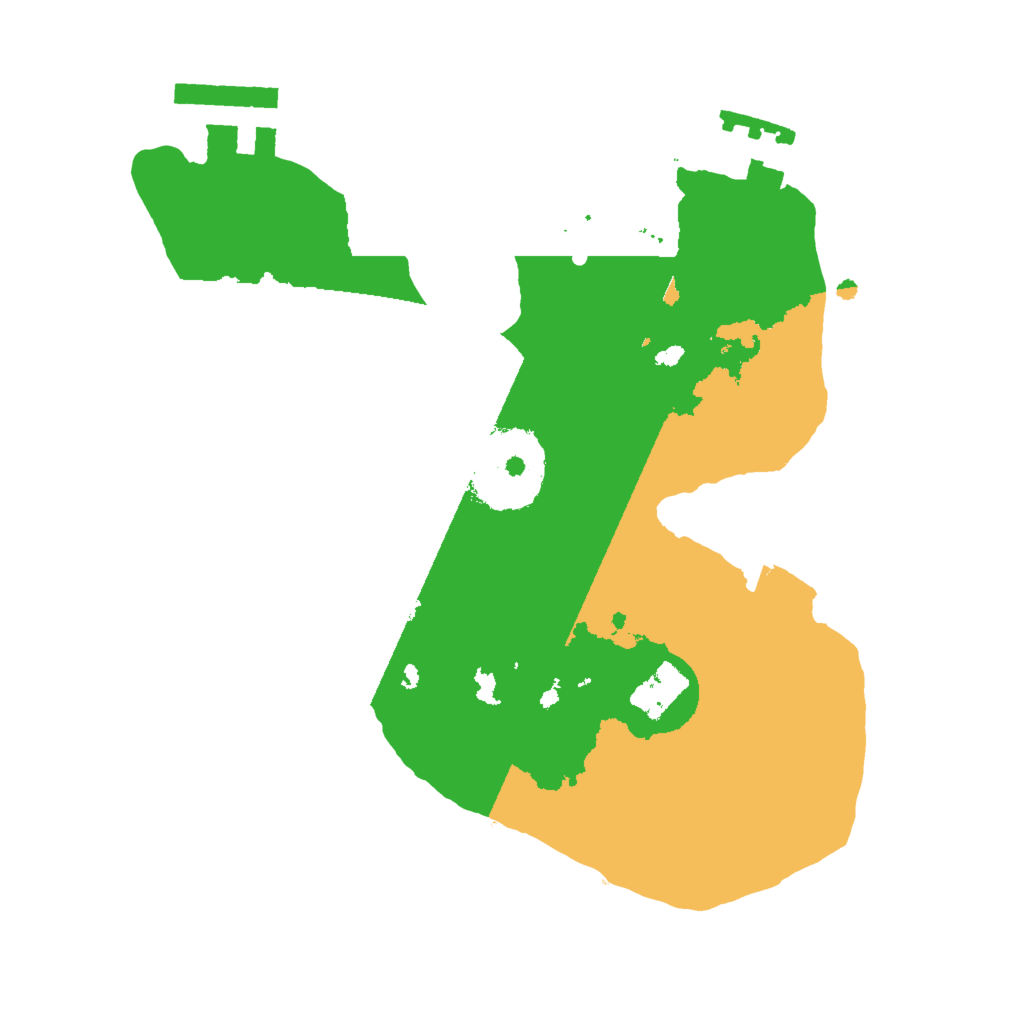 Biome Rust Map: Procedural Map, Size: 2000, Seed: 90151290