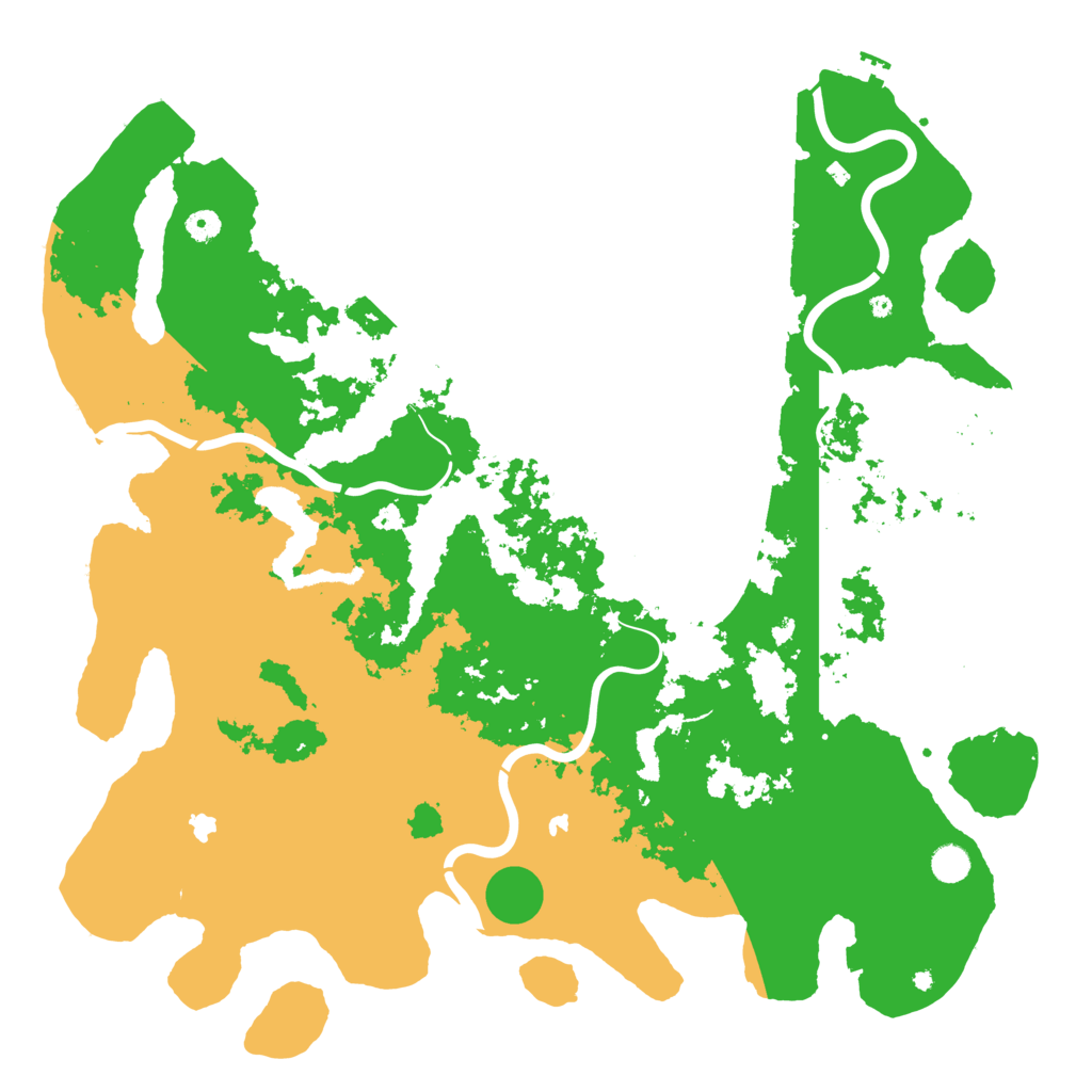 Biome Rust Map: Procedural Map, Size: 5000, Seed: 831447325