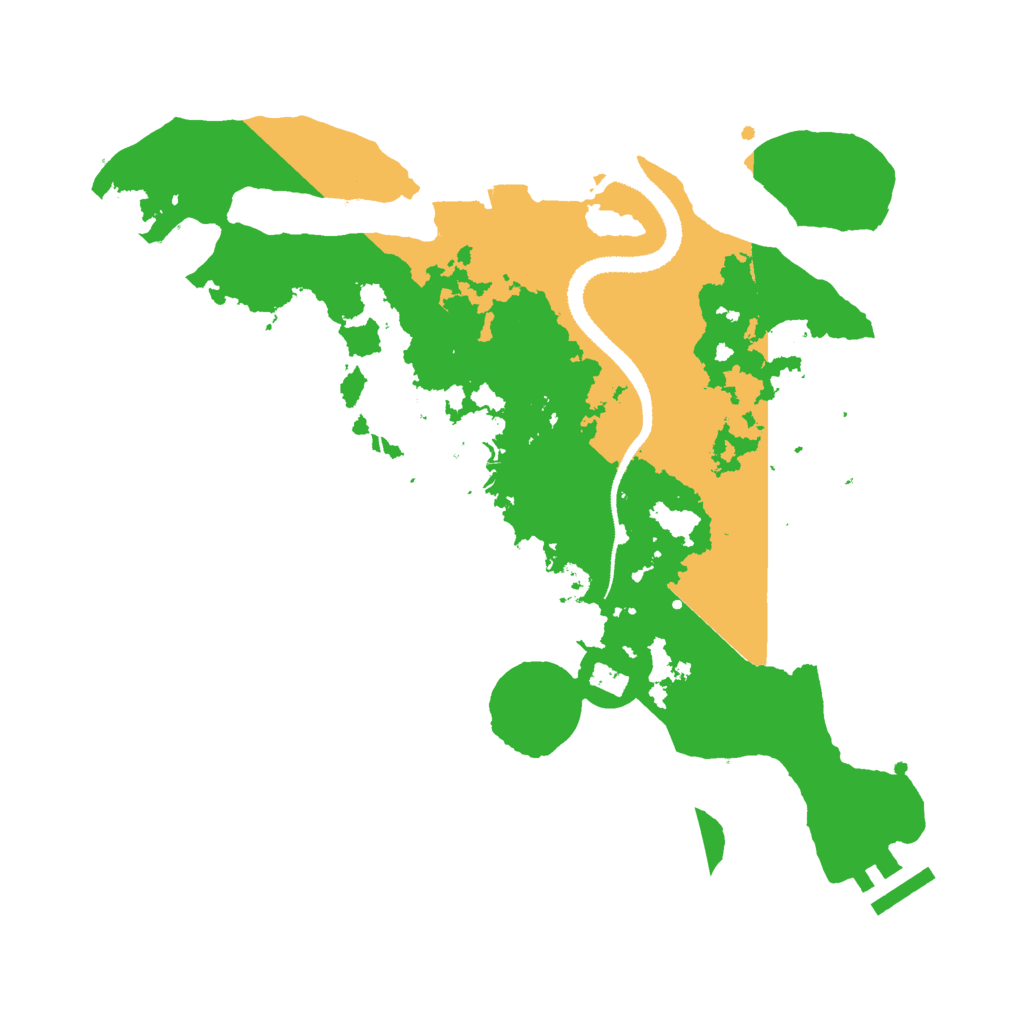 Biome Rust Map: Procedural Map, Size: 3000, Seed: 1795599871