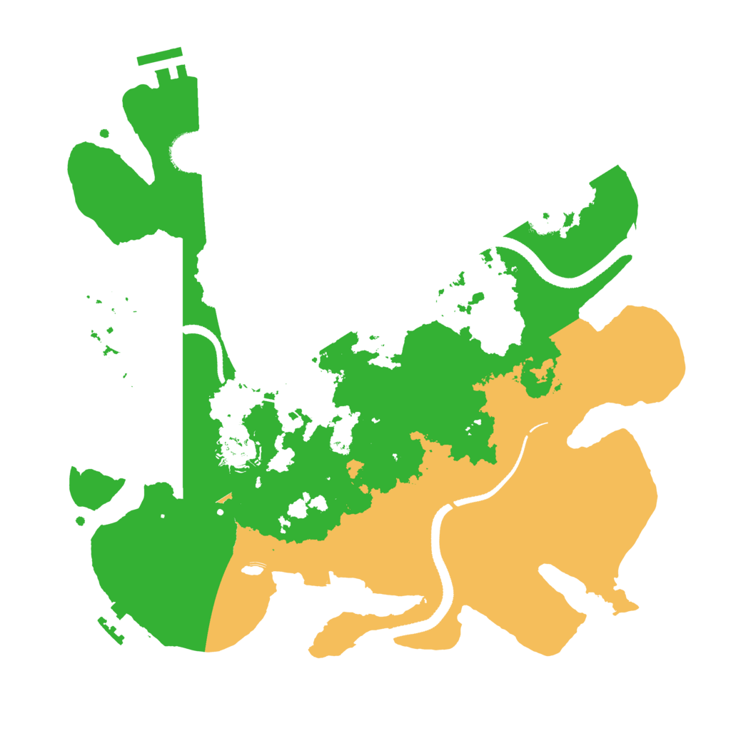 Biome Rust Map: Procedural Map, Size: 3250, Seed: 2125