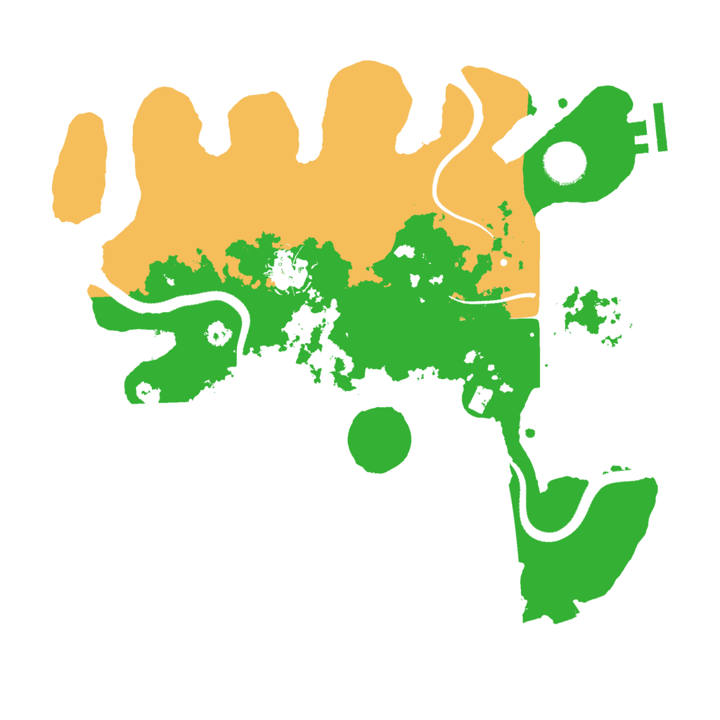 Biome Rust Map: Procedural Map, Size: 3000, Seed: 14712