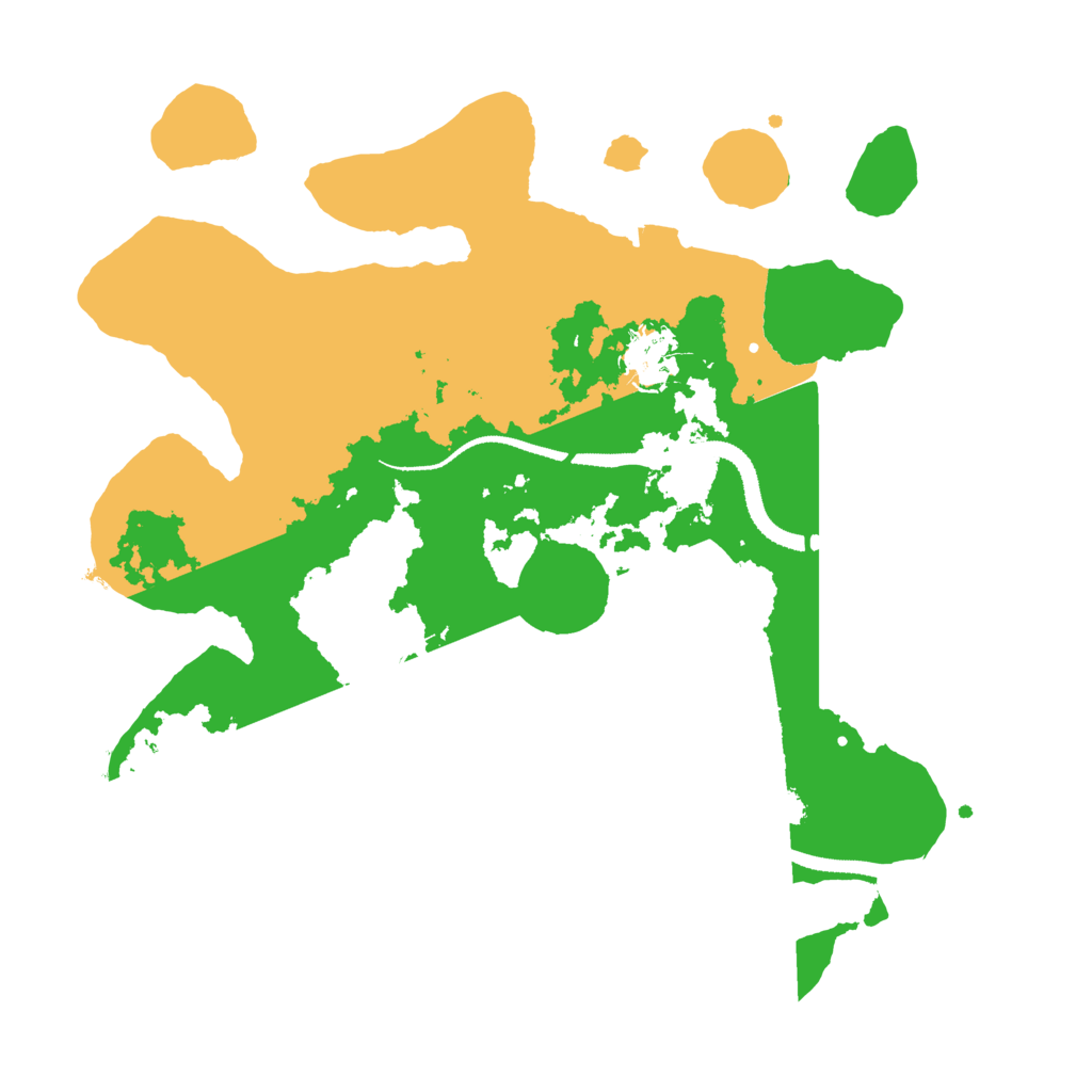 Biome Rust Map: Procedural Map, Size: 3200, Seed: 1153843323