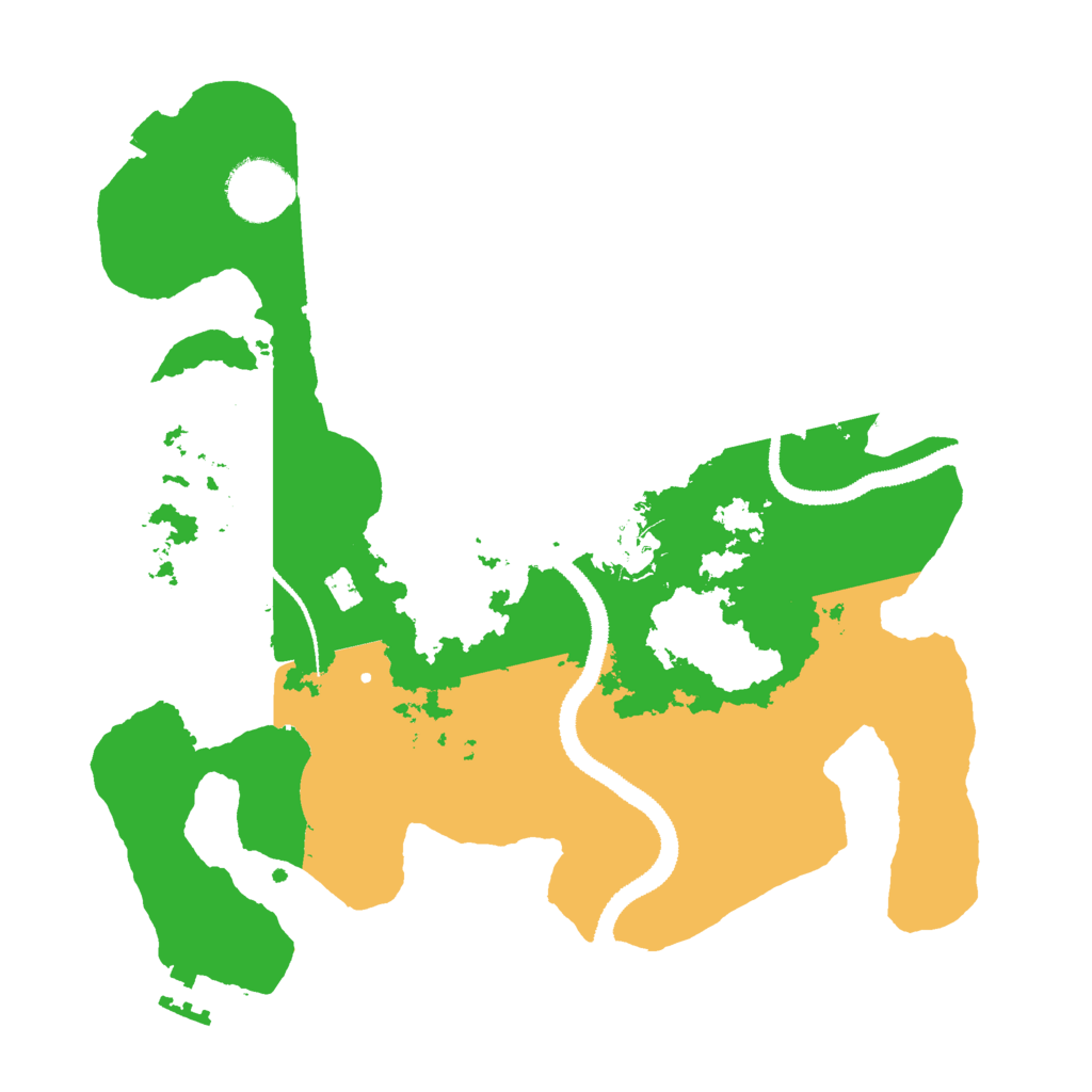 Biome Rust Map: Procedural Map, Size: 3000, Seed: 234905